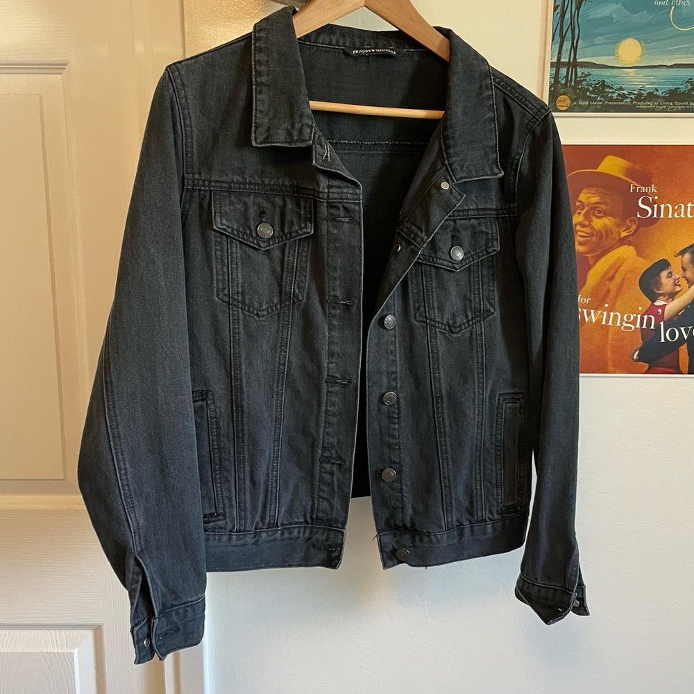 Brandy Melville Black Denim Jacket